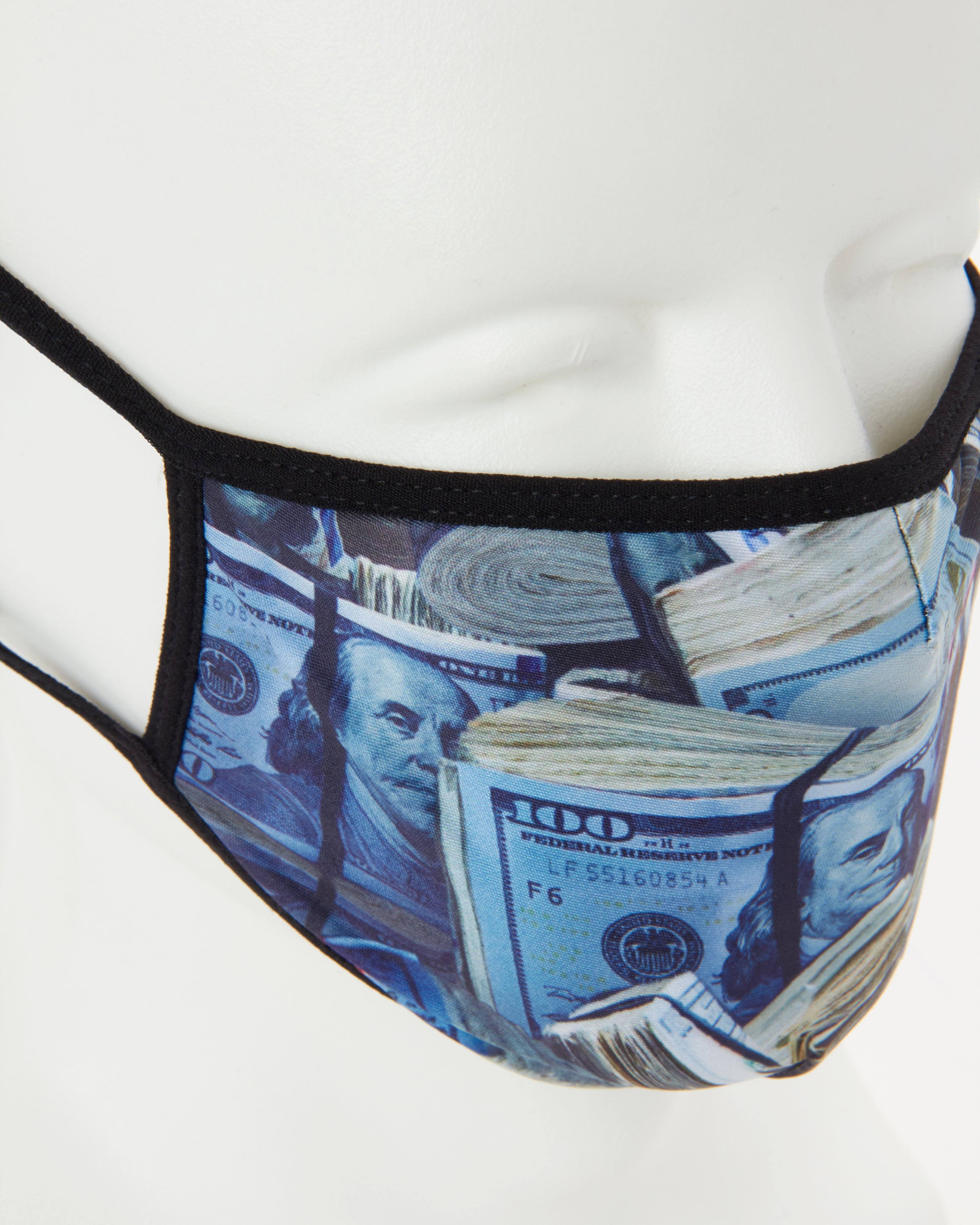 MONEY WHERE UR MOUTH IS FORM-FITTING MASK