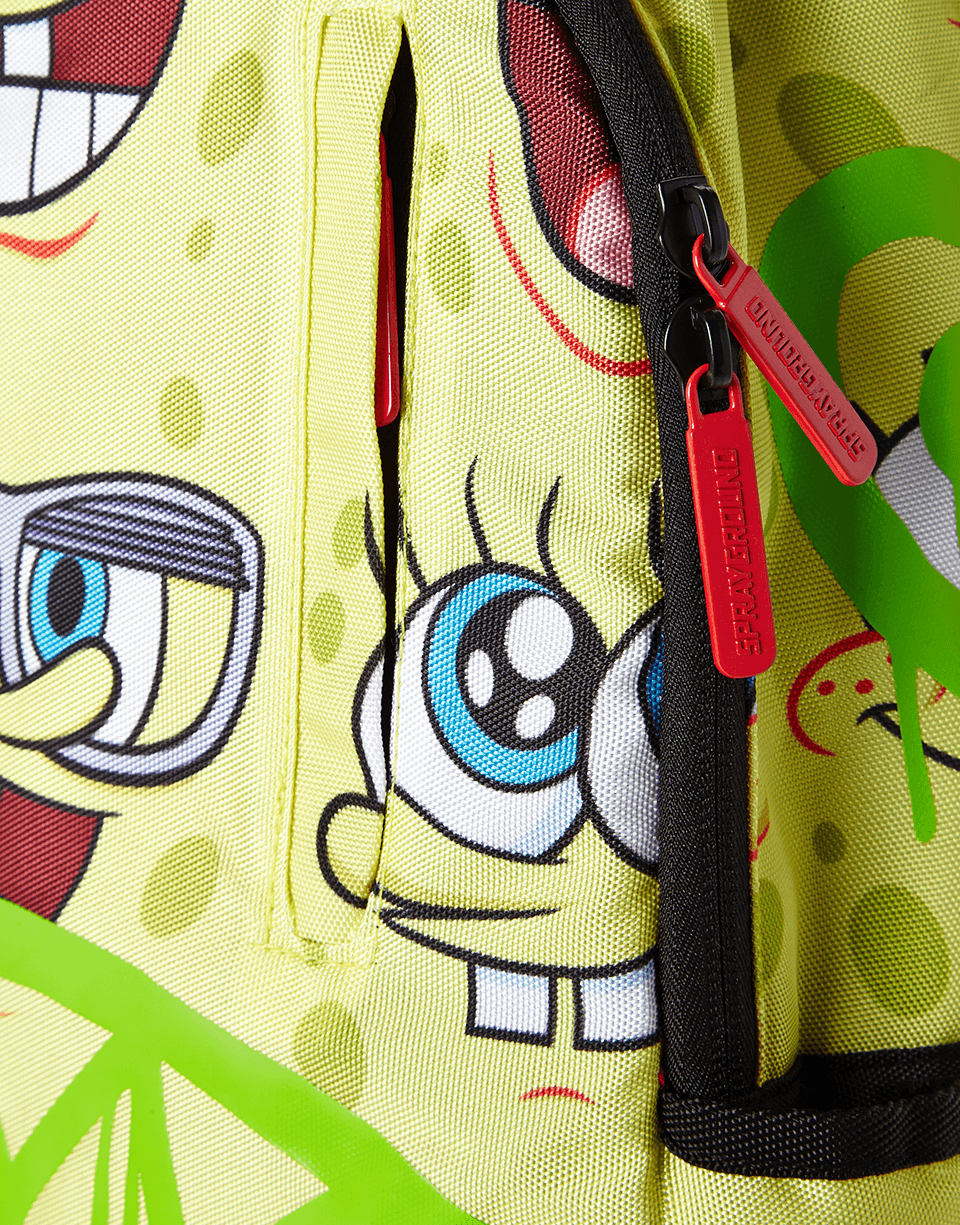 SPONGEBOB SPRAYPAINT FACE PATTERN