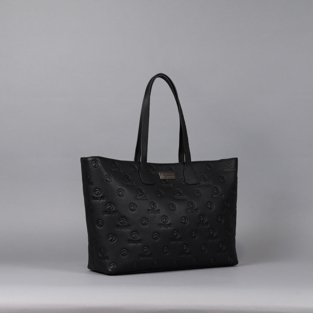 Tote Bag Black Luxury Leather