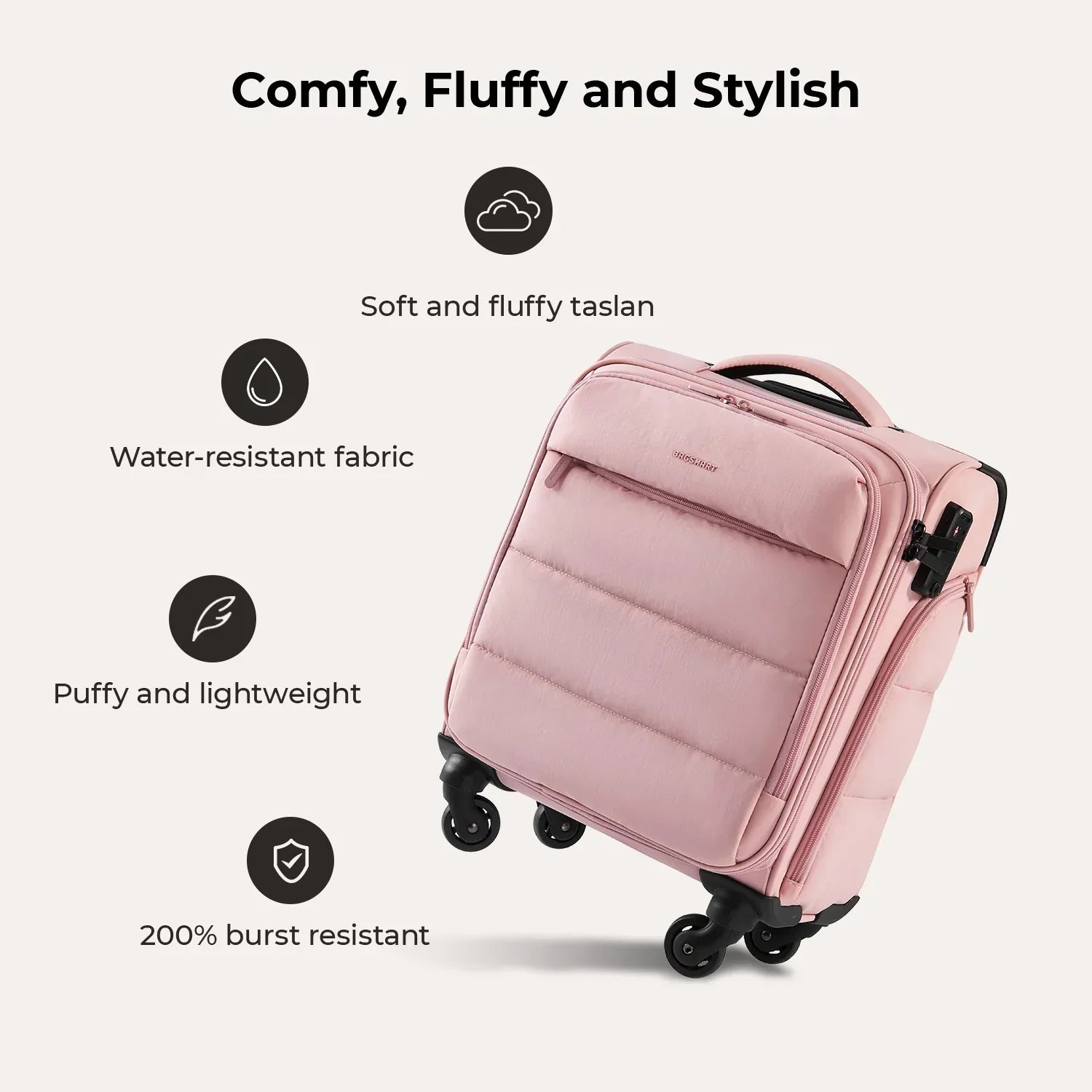 Bagsmart 16" Personal Item Carry on Luggage