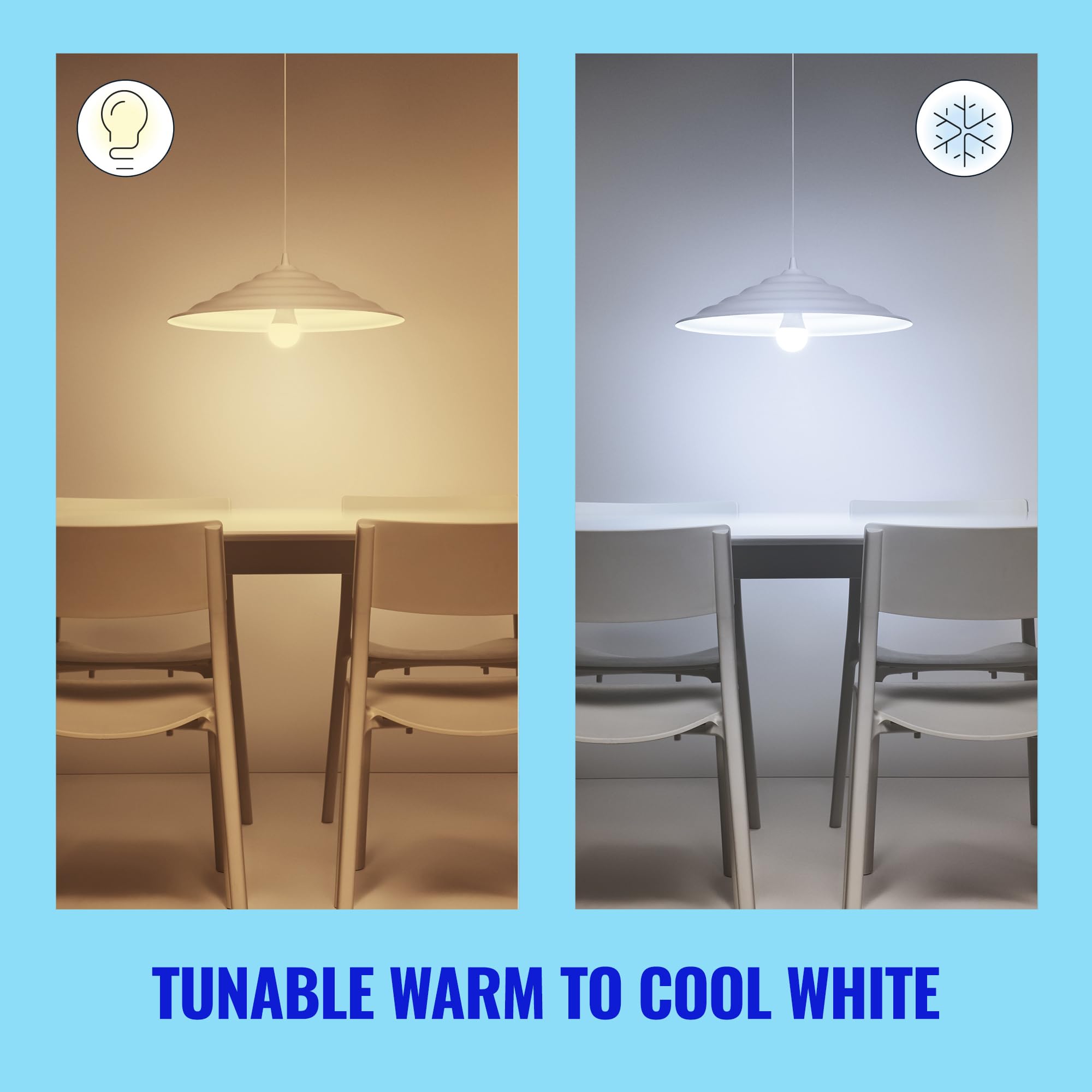 WiZ - A19 Color and Tunable White Bulb 556134