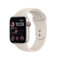 Apple Watch SE 2nd Generation (GPS + Cellular) 40mm Aluminum Case with Starlight Sport Band - S/M - Starlight - MNTK3LL/A