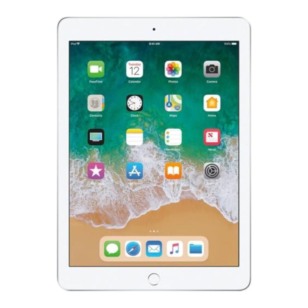 Apple iPad 9.7"(6th Gen, 2018) Wiƒ??Fi + Cellular ƒ?? 32ƒ??GB ƒ?? Silver ƒ?? MR6P2LL/A