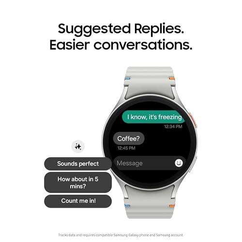Samsung Galaxy Watch 7 44mm BT - Aluminum Silver Sports Band  - SM-L310NZSAXAA
