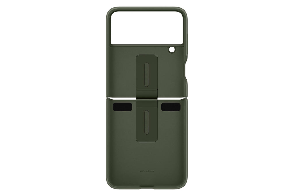 Samsung Silicone Cover with Ring for Galaxy Z Flip4 - Green - EF-PF721TGEGUS