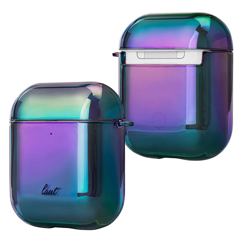 LAUT ƒ?? HOLO Iridescent Protective Case for Apple AirPods 1ƒ??2 ƒ?? Midnight ƒ?? 54393BCW