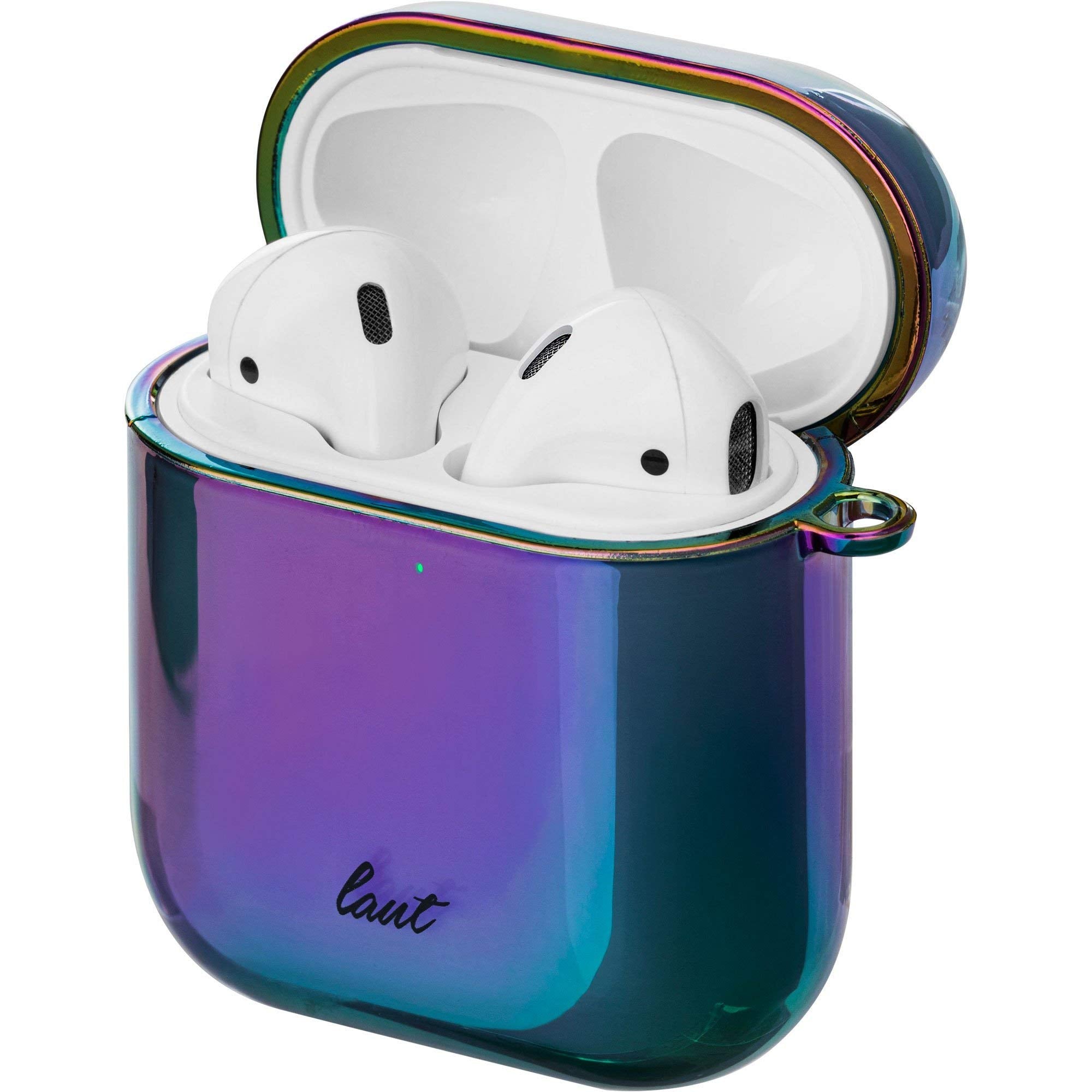 LAUT ƒ?? HOLO Iridescent Protective Case for Apple AirPods 1ƒ??2 ƒ?? Midnight ƒ?? 54393BCW