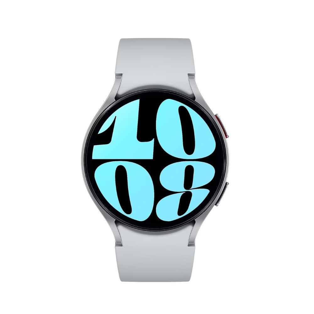 Samsung Galaxy Watch 6 44mm LTE - Silver Aluminum with Silver Sports Band - SM-R945UZSAXAA