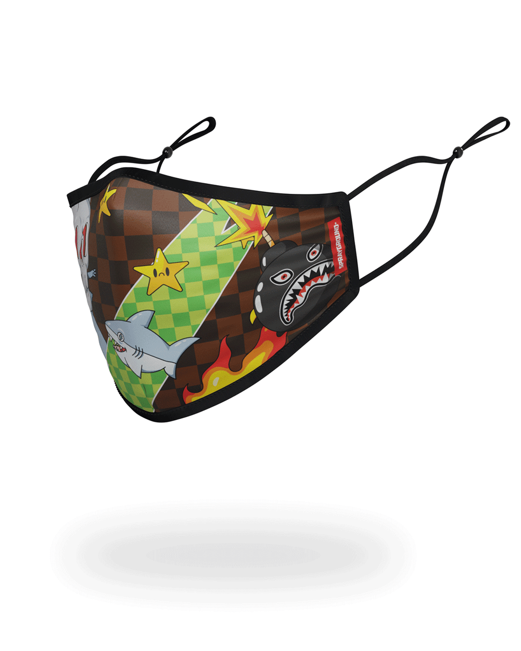WTF THUNDER SHARK FACE MASK