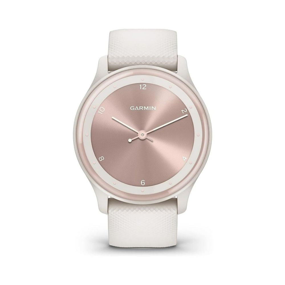 Garmin v­vomove Sport 40mm Peach Gold With White Silicone Band - 010-02566-01