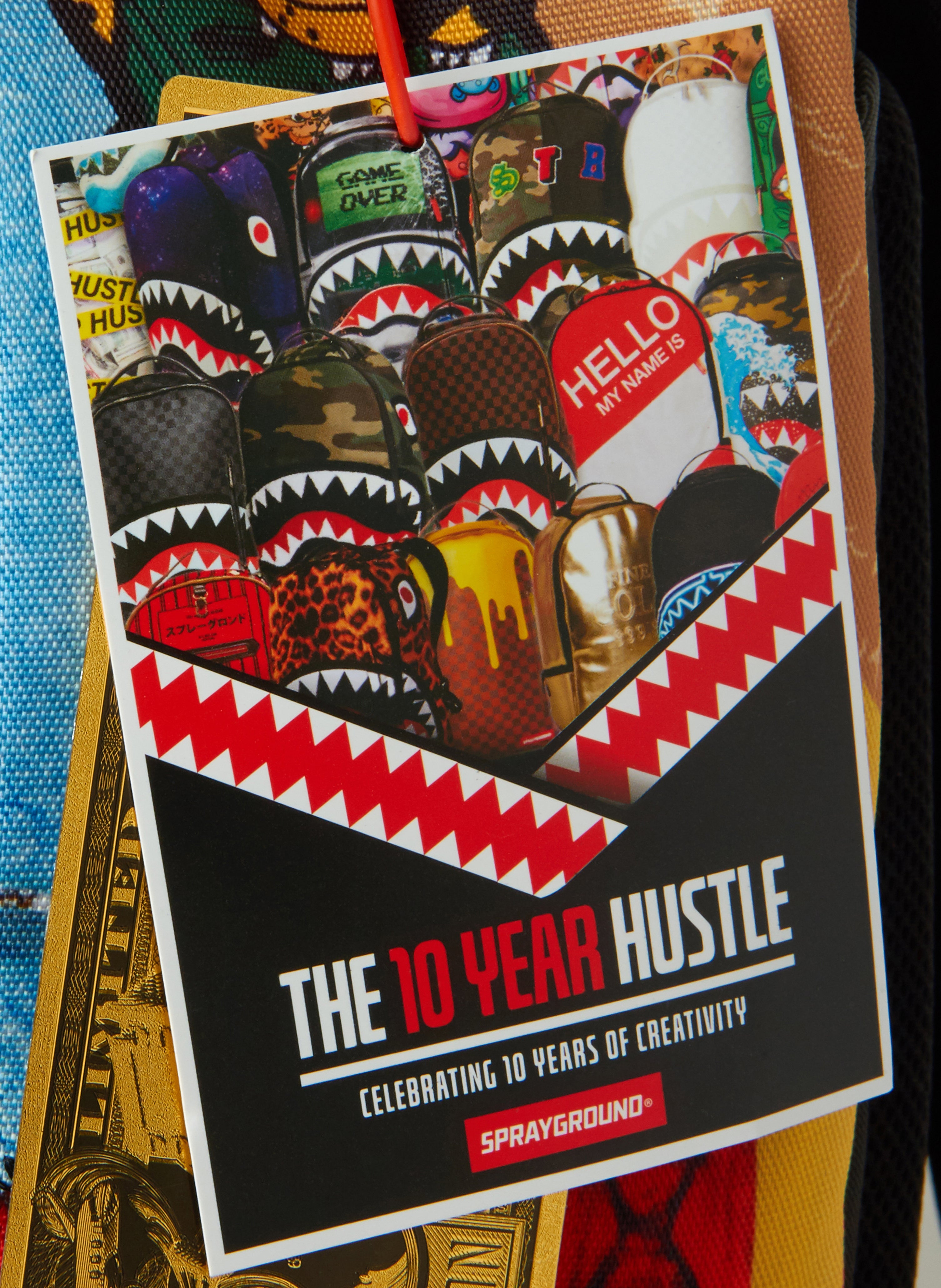 THE 10 YEAR HUSTLE BACKPACK. MYSTERY BOX. NUMBERED 1 OF 100