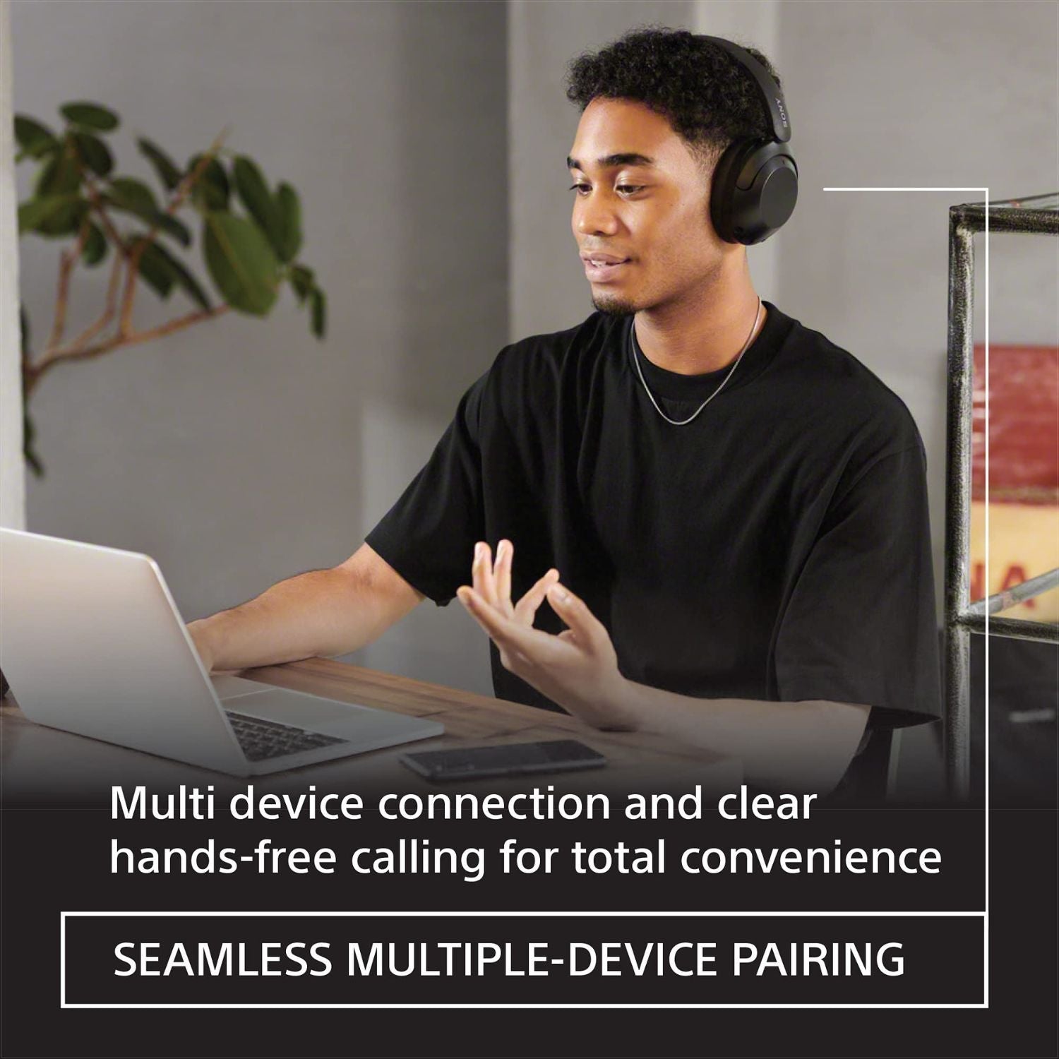 Sony WHƒ??XB910N Wireless Noise Cancelling Overƒ??Ear Headphones ƒ?? Gray ƒ?? WHƒ??XB910N/H