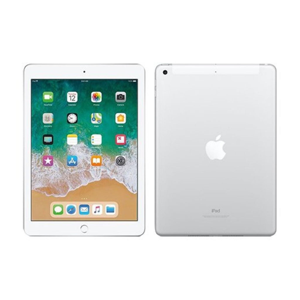 Apple iPad 9.7"(6th Gen, 2018) Wiƒ??Fi + Cellular ƒ?? 32ƒ??GB ƒ?? Silver ƒ?? MR6P2LL/A