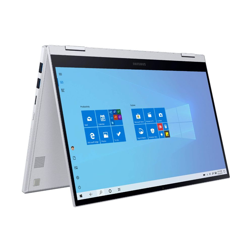 Samsung Galaxy Book Flex Alpha ƒ?? 2-in-1 13.3" QLED Touch ƒ?? i5-10210U ƒ?? 8GB RAM ƒ?? 256GB SSD ƒ?? Royal Silver ƒ?? NP730QCJ-K01US