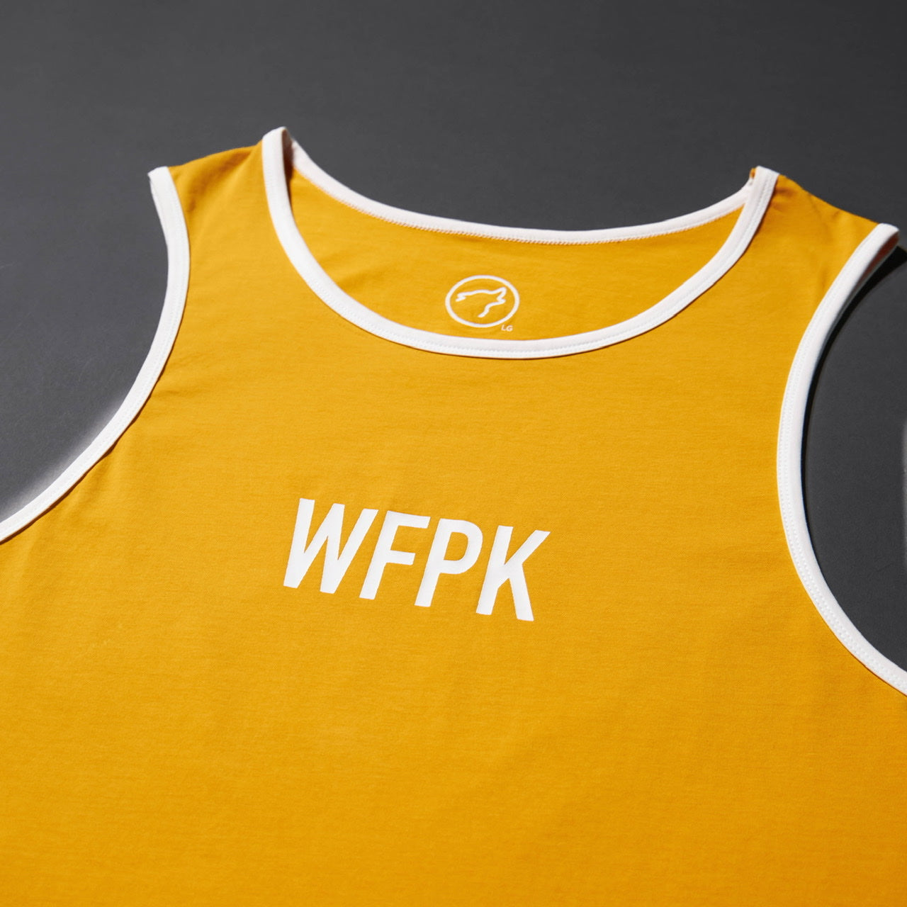 Men's Performance Tank Amber W/ Off White Border (SALE)