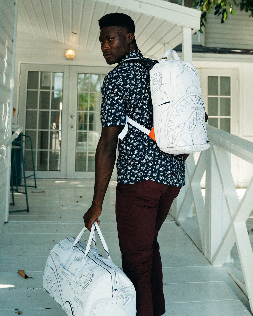 TECHNICAL CUT & SHARK BACKPACK (DLXV)