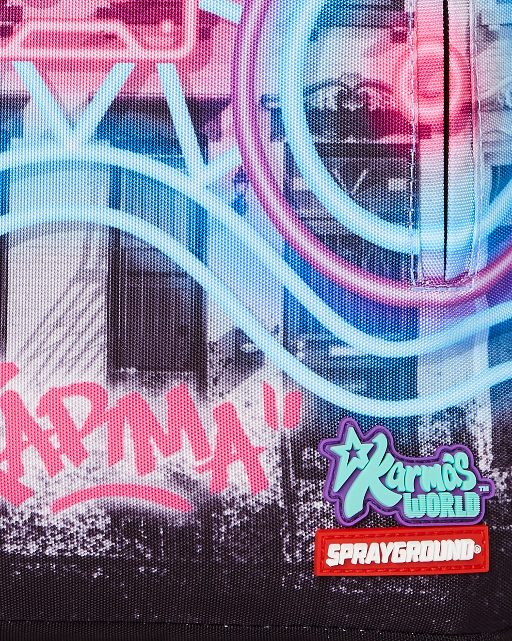 KARMA'S WORLD TURN UP THE VOLUME BACKPACK