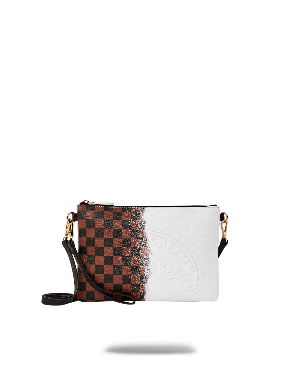SPRAYSHARKS WORLDWIDE CROSSOVER CLUTCH W/ SHOULDER STRAP