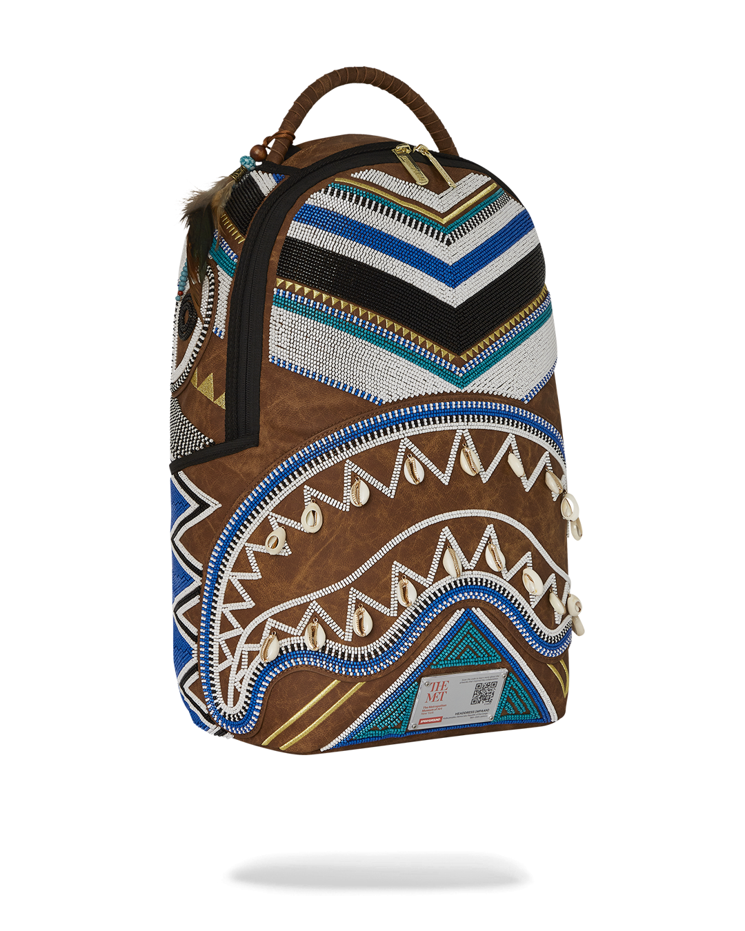 THE MET KUBA KINGDOM HEADDRESS BACKPACK