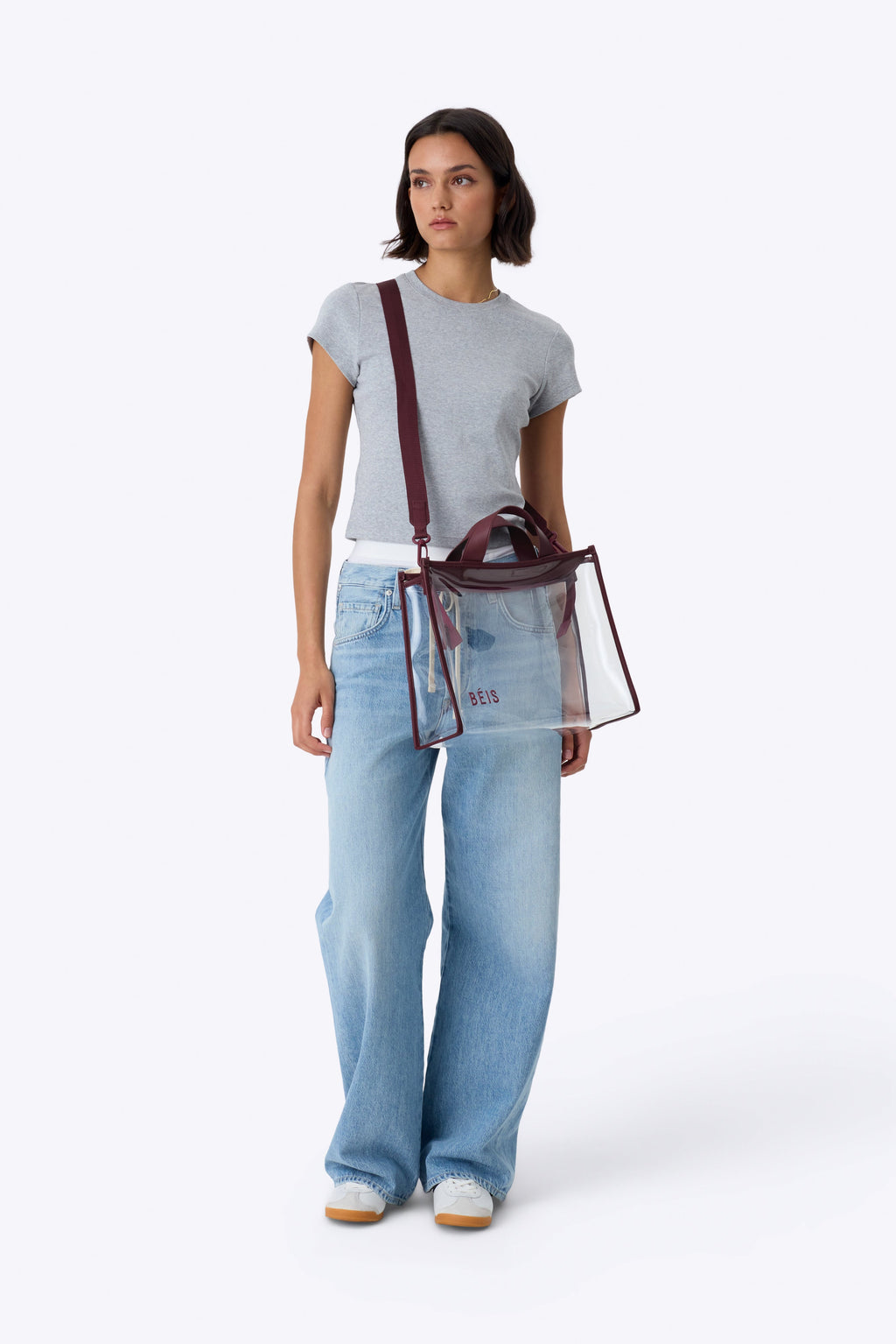 Resale The Stadium Tote in Burgundy