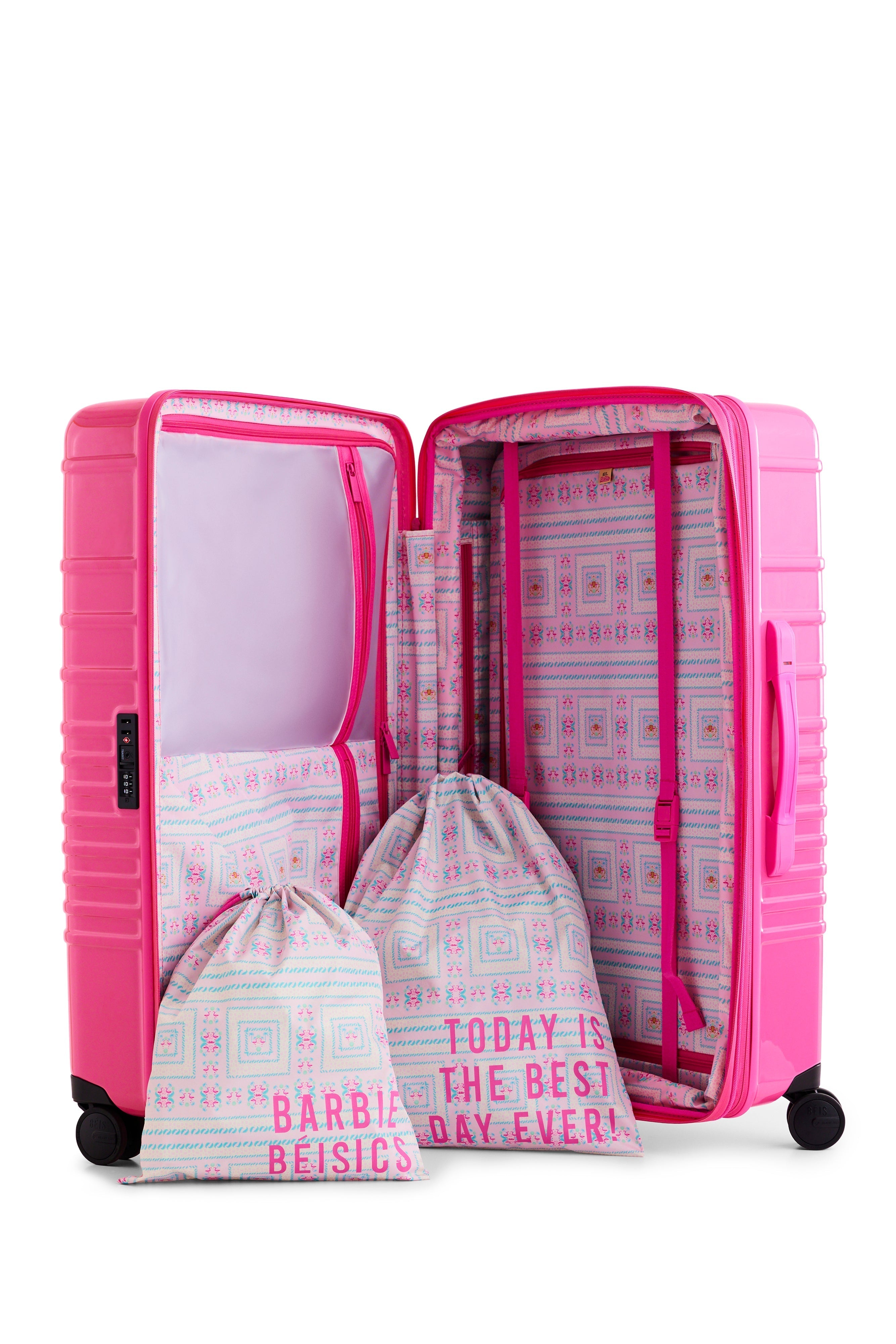 The Large Check-In Roller in Barbie? Pink