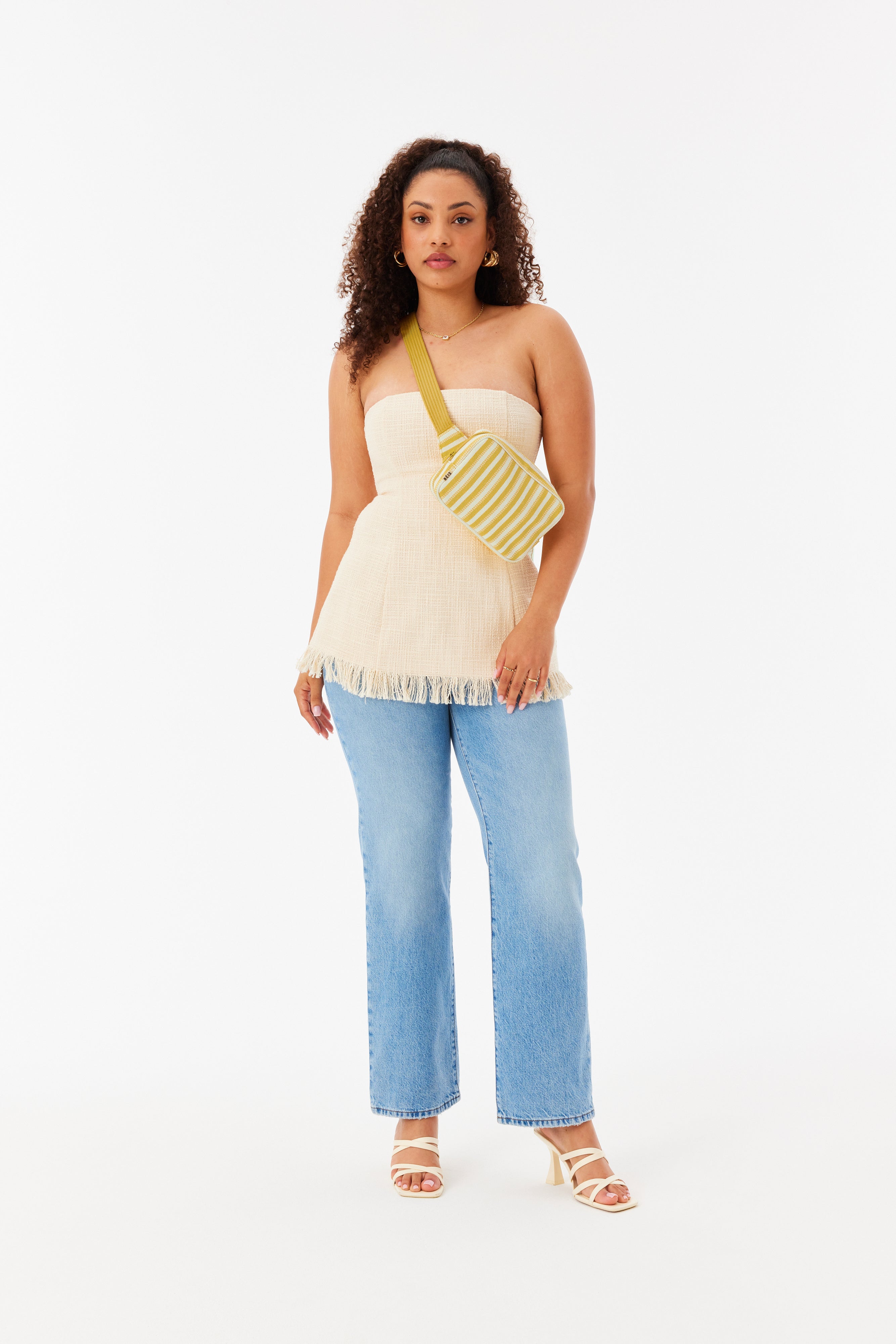 Resale The Belt Bag in Honey Stripe