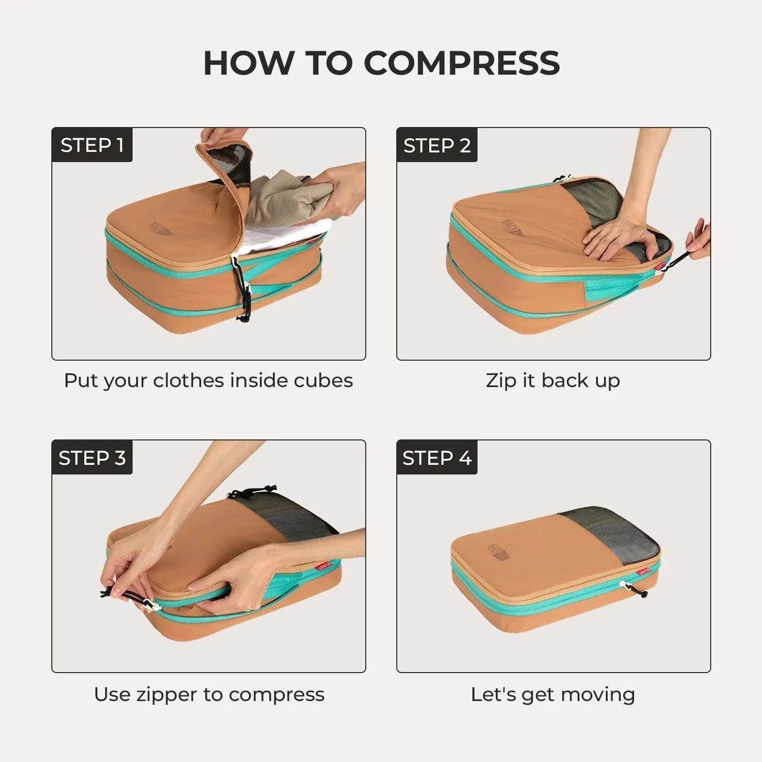 Blast Packing Cubes