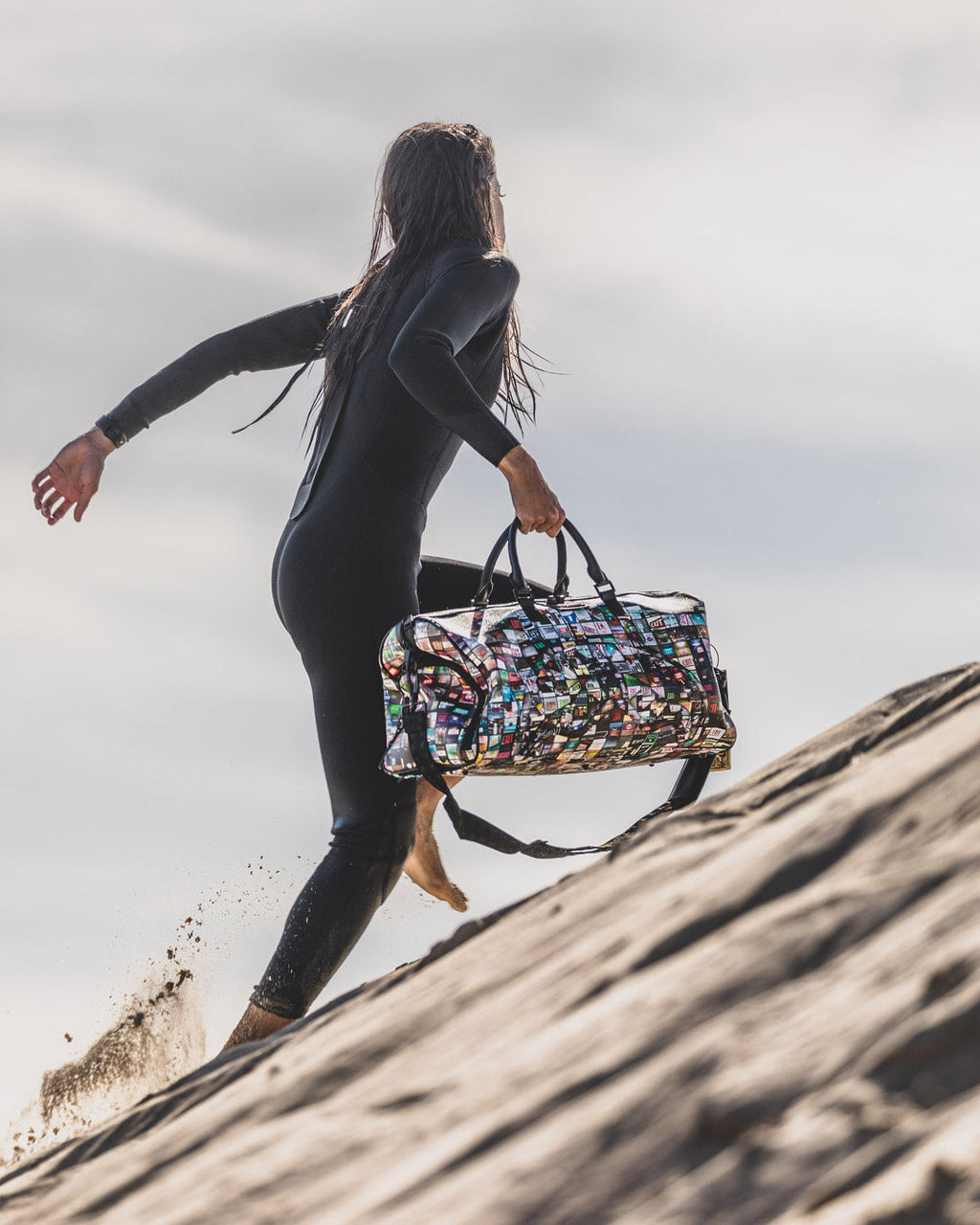 EXIT ART COLLAB DUFFLE
