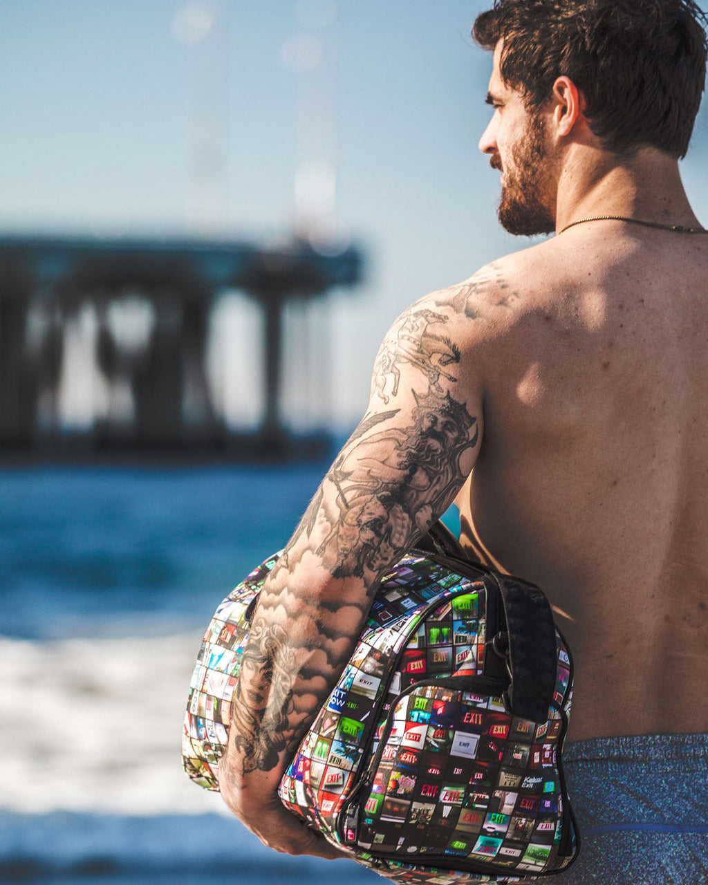 EXIT ART COLLAB DUFFLE