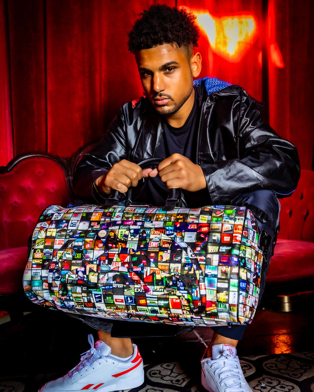 EXIT ART COLLAB DUFFLE