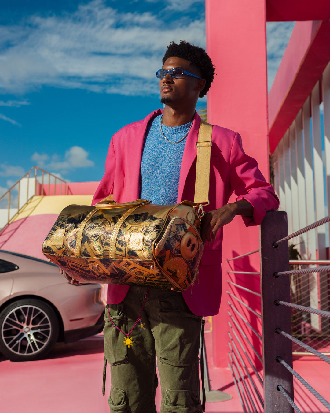 SQUID GAME COLLAB PIGGY BANK DUFFLE