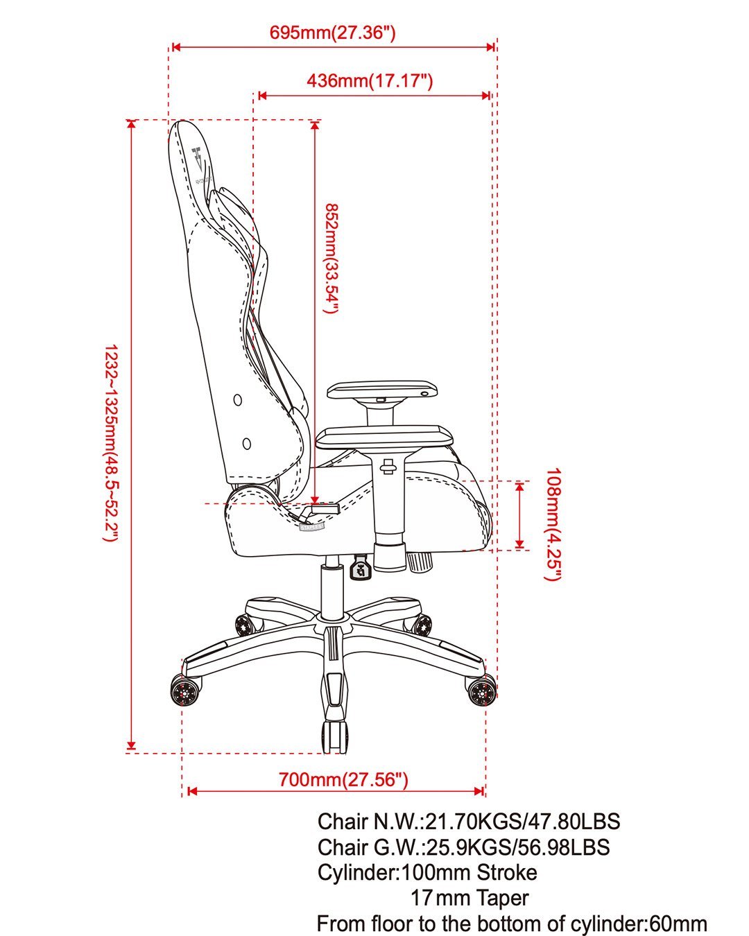 SG OG GAMING CHAIR