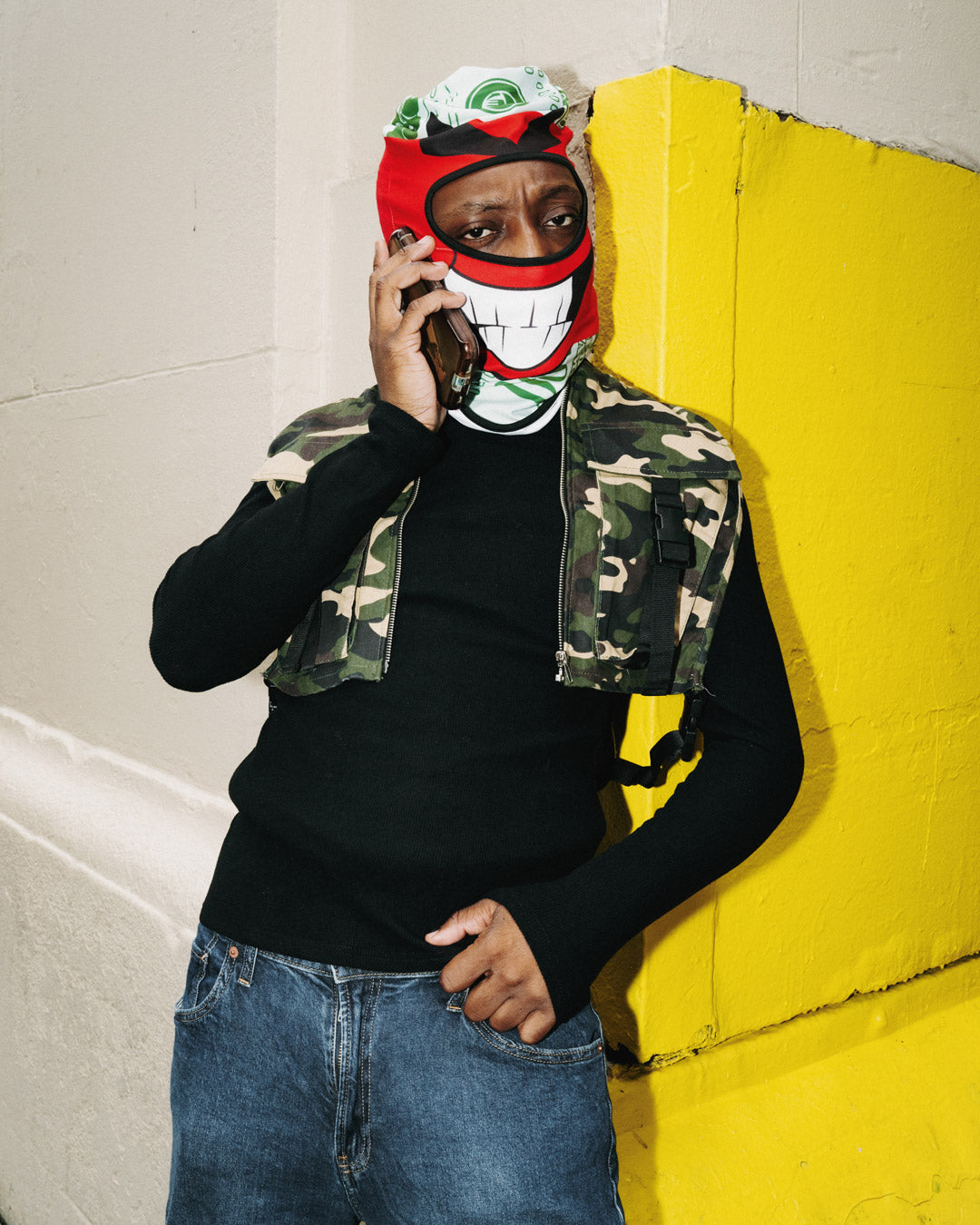 MONEY BOY SKI MASK (RED)