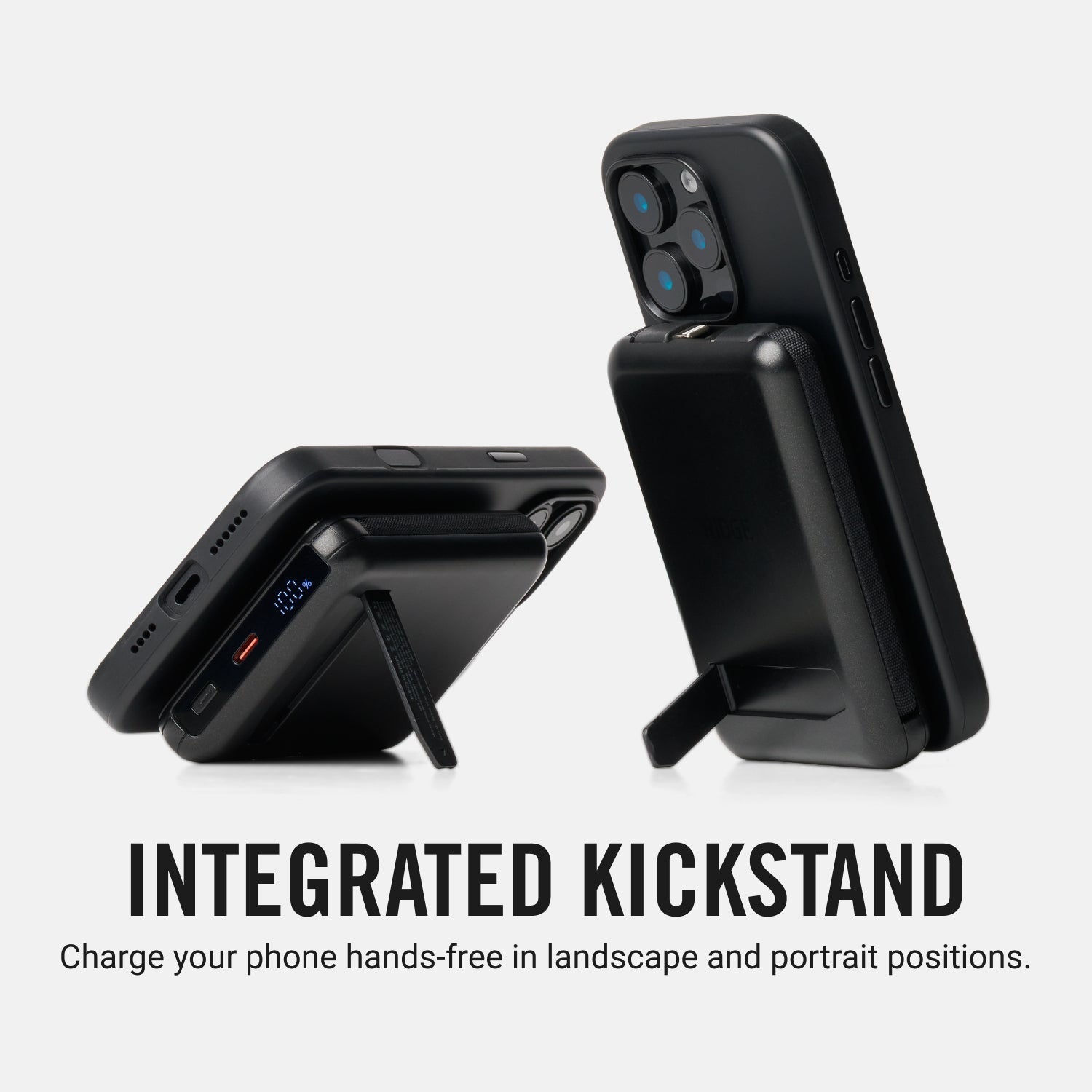 Magnetic Power Bank Bundle (2-Pack) - Matte Black / Basecamp Orange