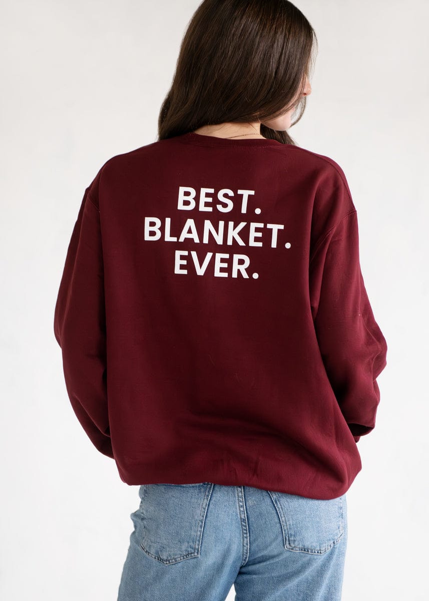 Minky Couture Sweatshirt - Maroon