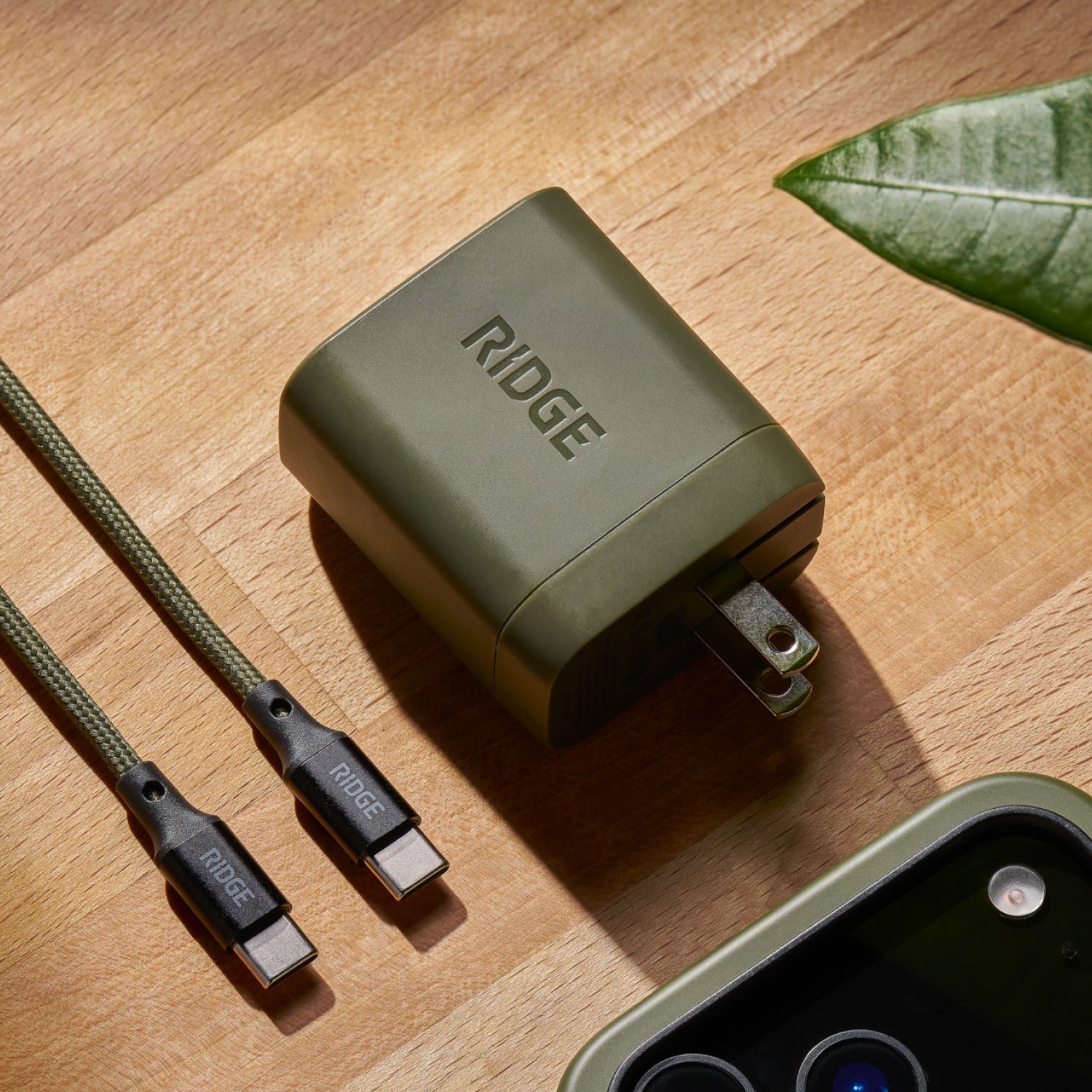 45W Power Adapter Kit - Matte Olive