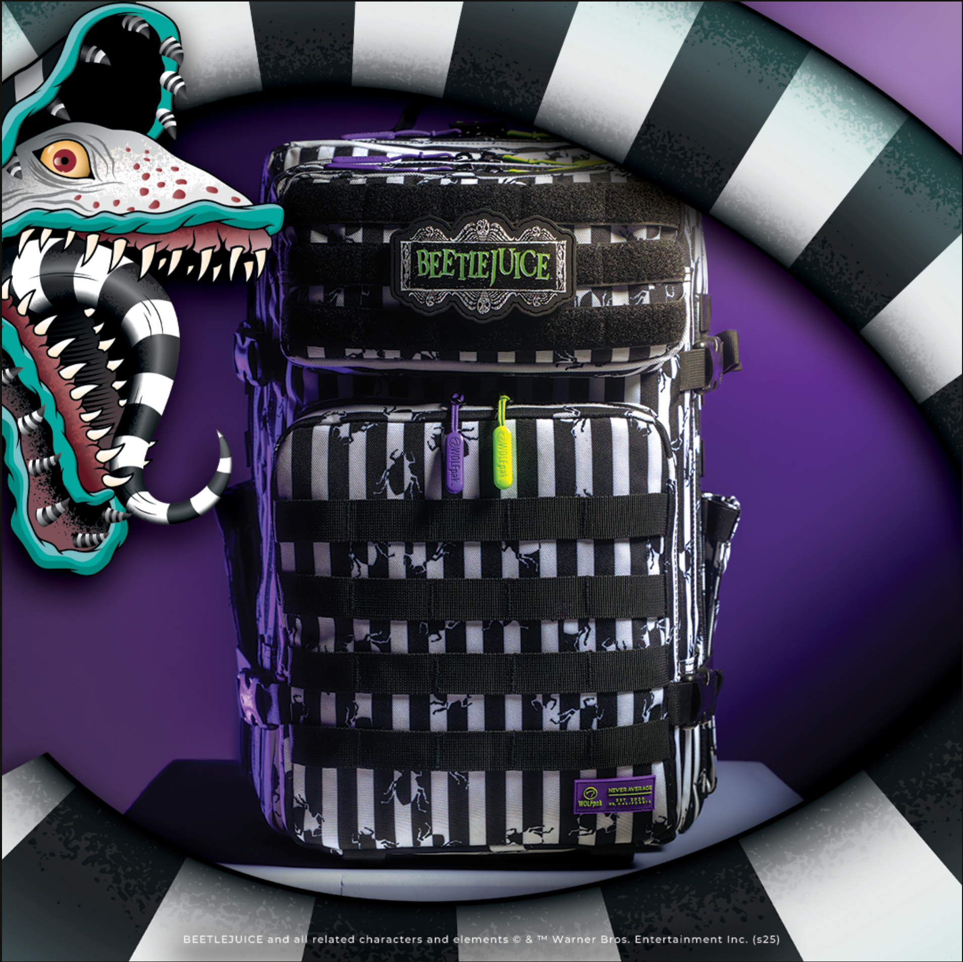 45L Backpack Beetlejuice