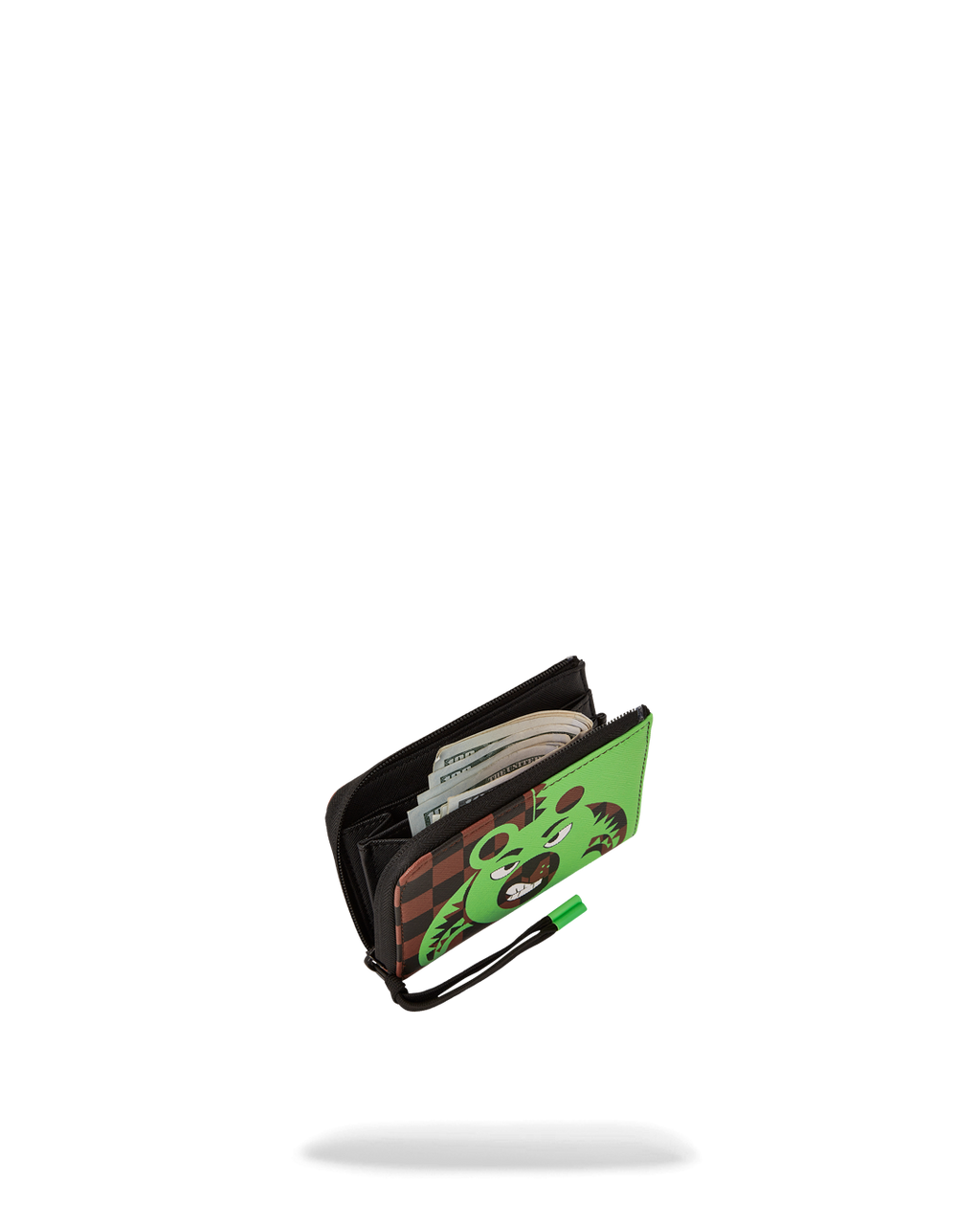 GREEN MONEY BEAR WALLET