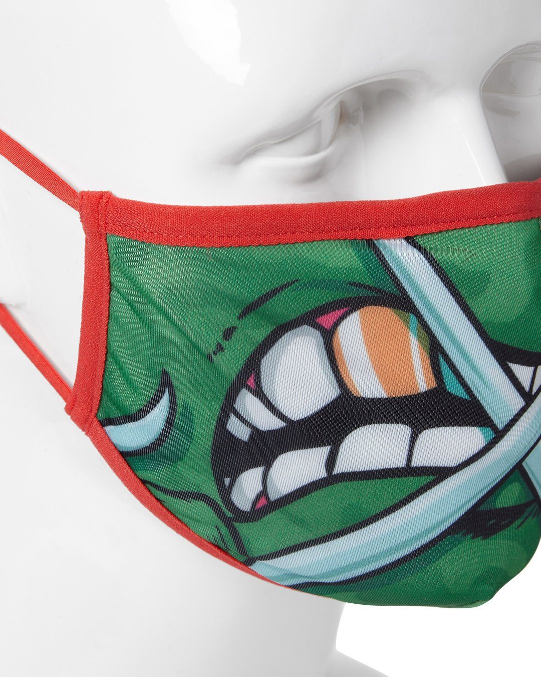 ADULT TMNT: RAPHAEL SHARK FORM FITTING FACE-COVERING