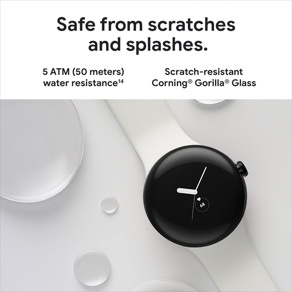 Verizon Pixel Watch Black Stainless Steel 41mm Case w/Obsidian Band - GA03311-US