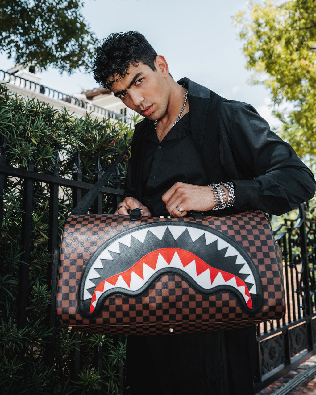 SAWTOOTH SHARKS IN PARIS DUFFLE