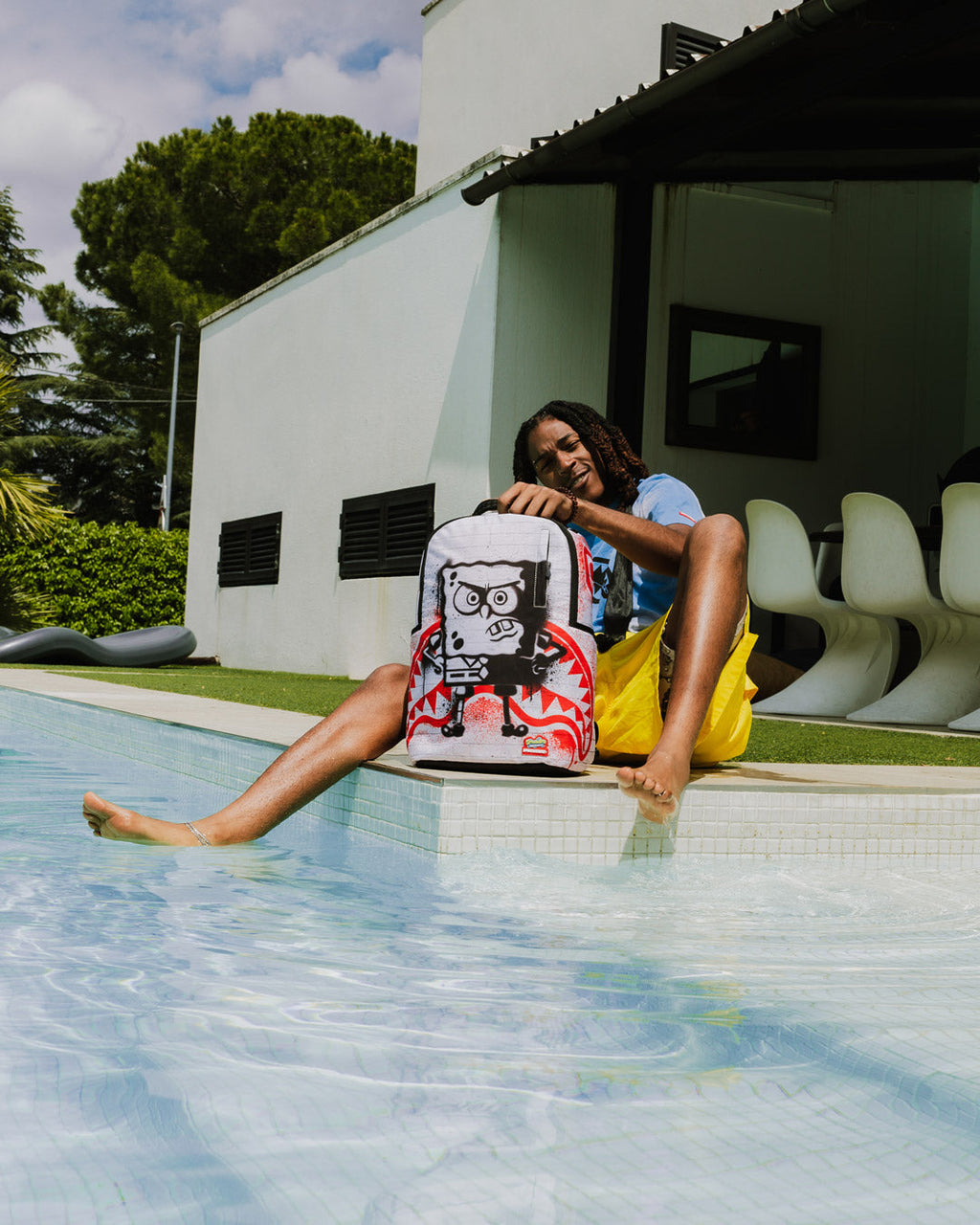 SPONGEBOB STENCIL WALL DLXR BACKPACK