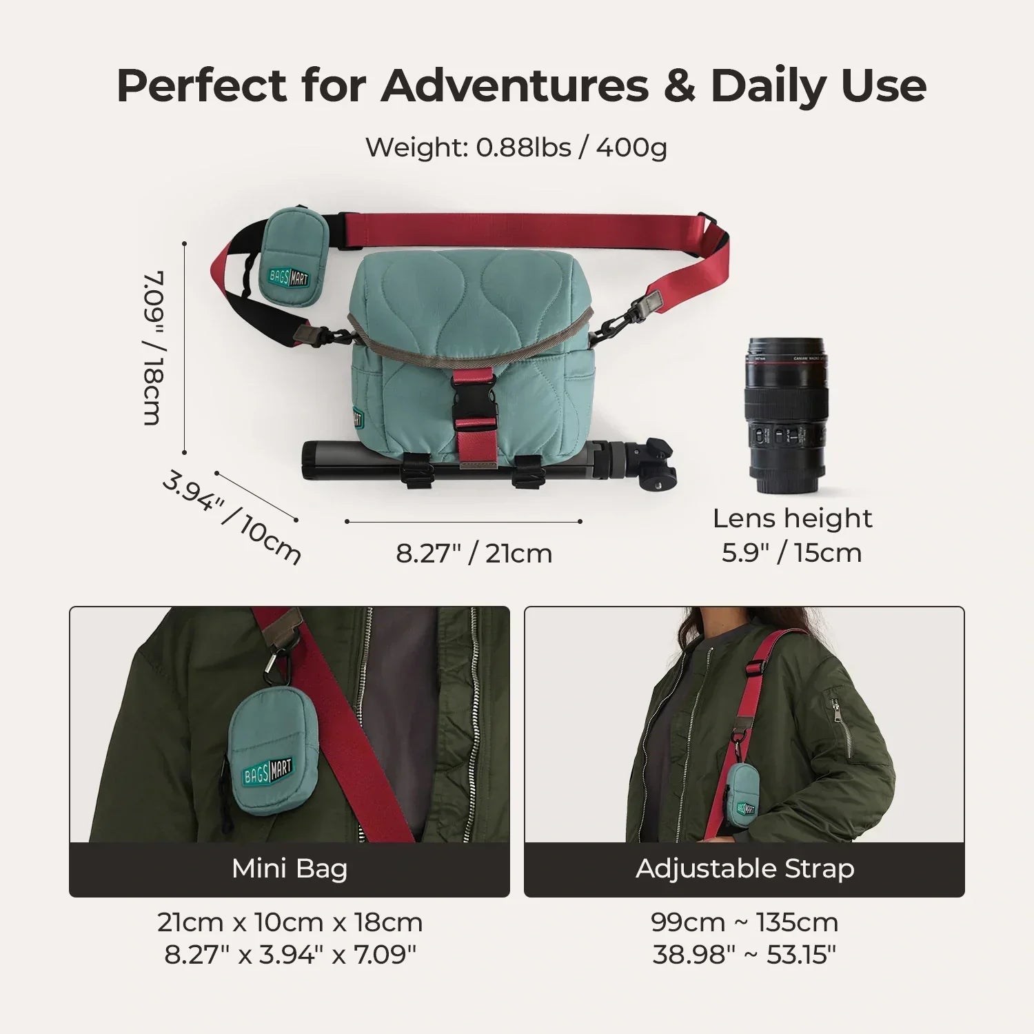 Paz 4L Camera Sling